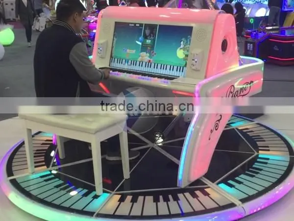 New arrived Simulator piano game machine For Kids coin operated piano keyboard game machine for sale