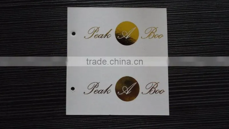 2017 factory wholesale customized kraft paper hang tags