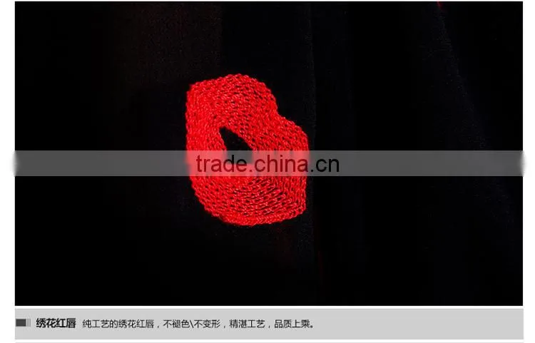 Korea summer fashion red slips dress 2015