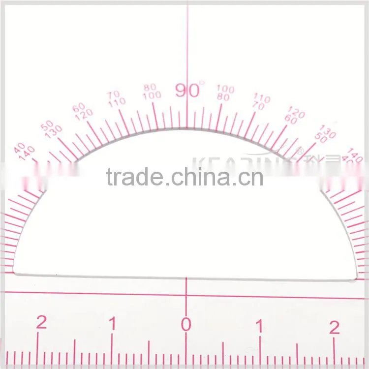 Kearing brand sandwich line for durability,triangle grader ruler,grading sewing grader ruler with protractor #T045