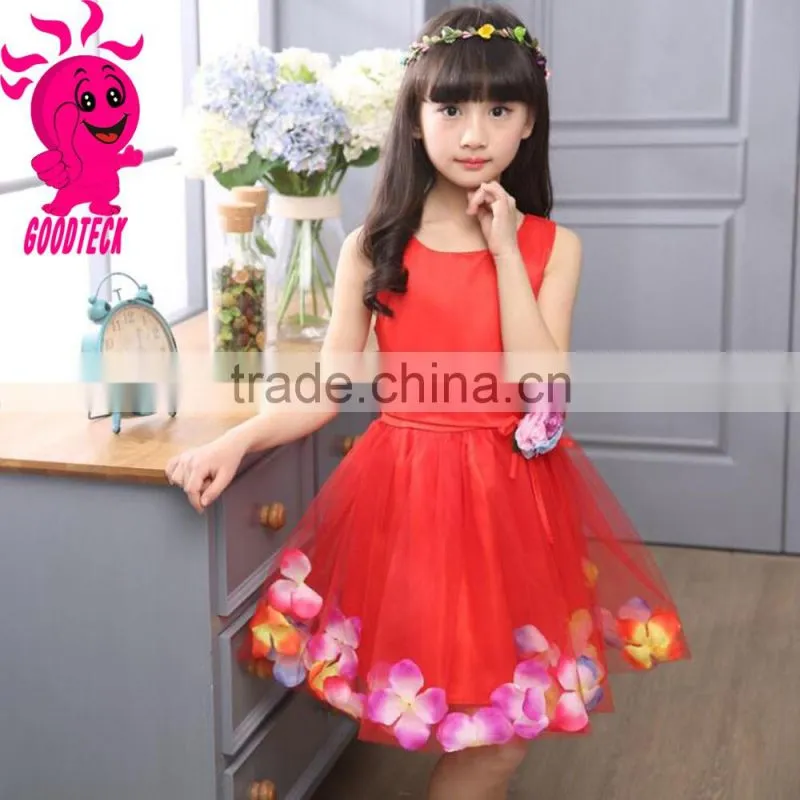 2016 new wholesaler princess dresses tutu skirt with petal