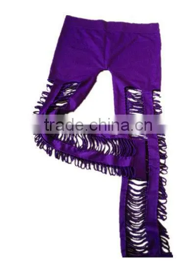 Women's trousers of hollow out