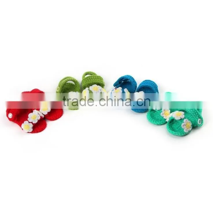 Beautiful summer crochet baby toddler shoes