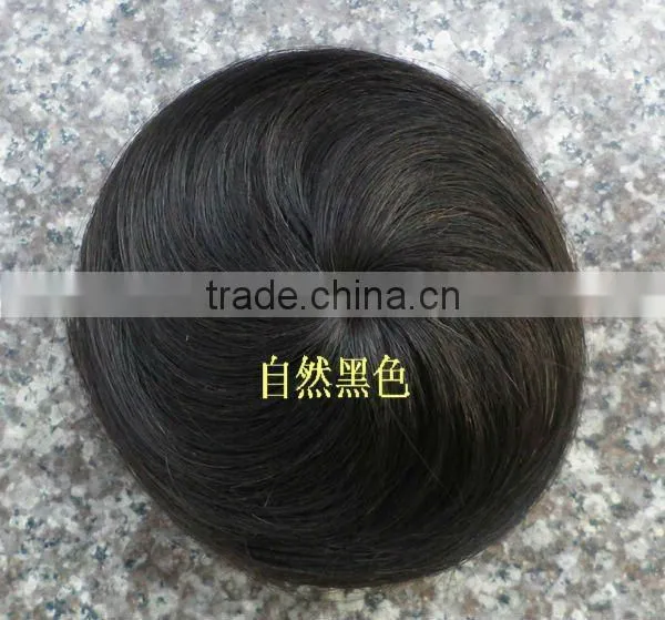 synthetic hair bun dome, sleek clip in hair bun, professional synthetic hair bun accessories