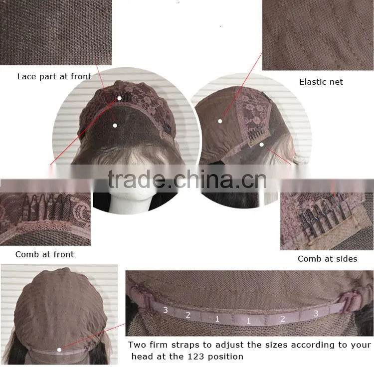 New product Remy Brazilian Human Hair Wig Glueless Lace Front Wig Unprocessed Virgin Hair Full Lace Wig with Baby Hair