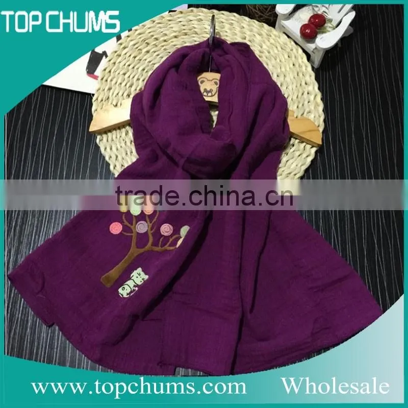 Custom kids scarf High quality made in guangzhou scarf