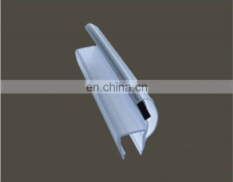 PVC magnetic shower door seal 10mm glass doors