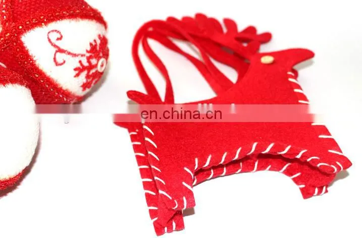 Deer christmas gift bags wedding christmas cosmetic packing bags supplies