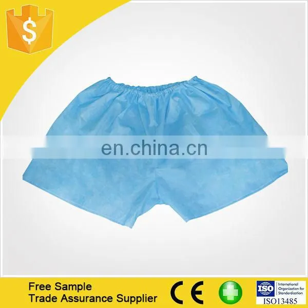 Disposable PP nonwoven men's Boxers underwear for Sauna SPA