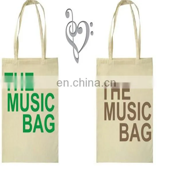 2015 Hot sale Cotton Canvas Tote Bags high quality logo printed