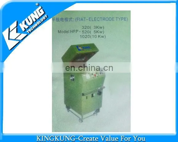 High frequency pre-heater/melamine tableware machine
