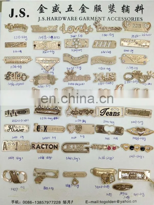 Fashion metal garment accesories rhinestone buckle on bags or shoes