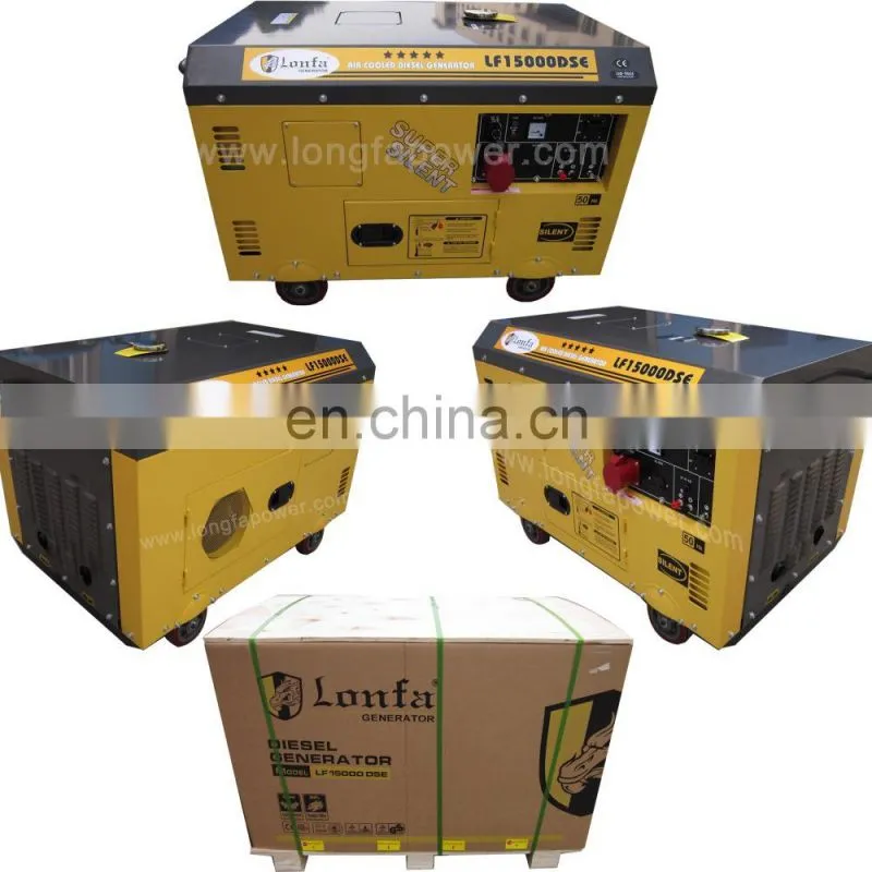 10KVA 12KVA 220 V Air-cooled Three Phase Silent Diesel Generator For Sale