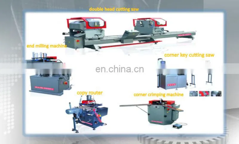 Aluminium window making machine Digital Display Double Head Cutting Saw LJZ2C-500*4200A