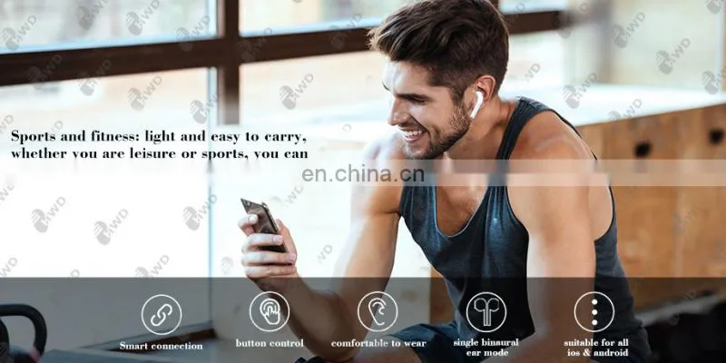 Chinese Factory Low Cost Price Version 5.0 blue tooth TWS Wireless Earphone Auriculares