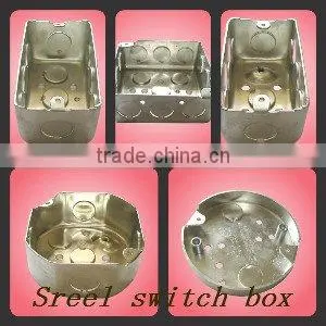 Electrical rust-proof steel outlet boxes--4" octagon boxes