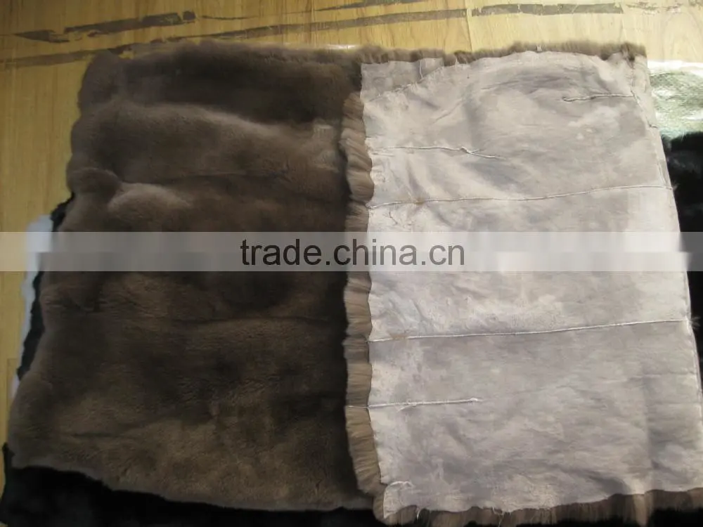 fashion design rex rabbit fur wholesale