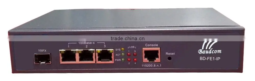 E1 over Fast Ethernet Converter