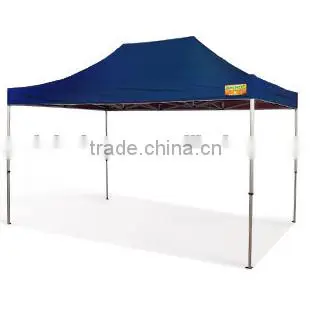 Aluminum Folding Trade Show Tent 3x4.5m ( 10ft X 15 ft) with Dark Blue Canopy & Valance(Unprinted)