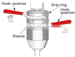 Yukiwa Super Keyless Dream Chucks(Drill Chuck)