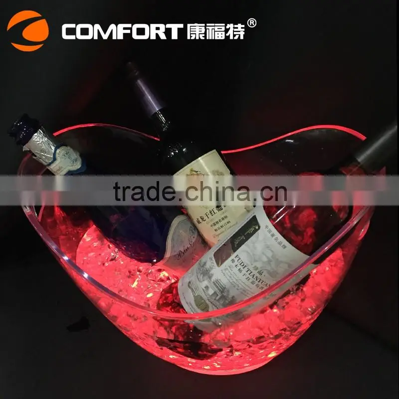 Plastic Material and LFGB,FDA,CE/EU,SGS Certification Acrylic Ice Bucket