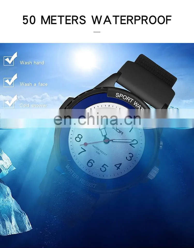 Sanda 6018 Casual Men Brand Quartz Wrist Watches Aanlog Luminous Resin Strap Water Resistant Fashion Men Hand Watch