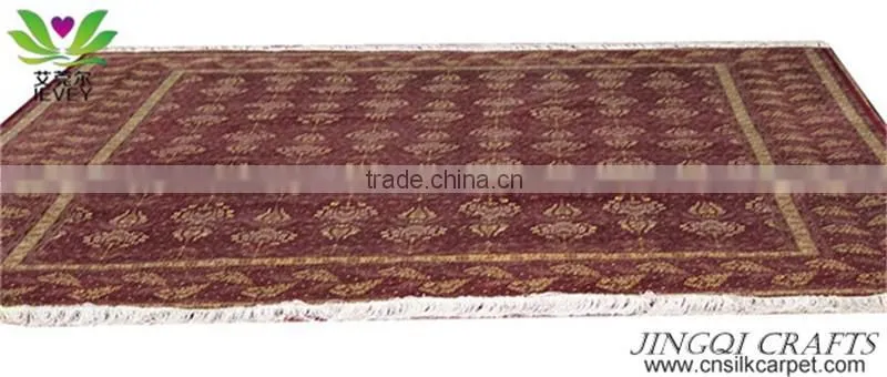 9.3'*12.25' Good quality high density pure handmade Chinese silk carpet