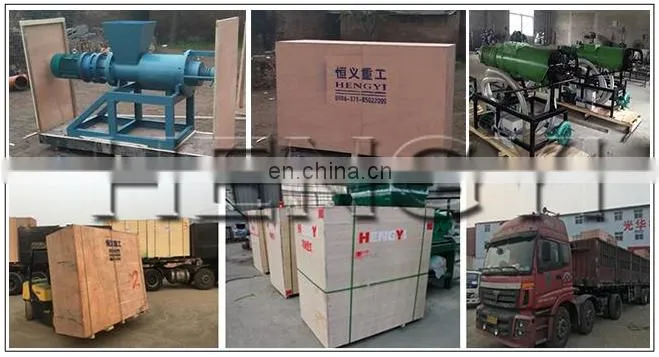farm waste/industrial waste screw type chicken manure solid liquid separator/farm used dewatering machine