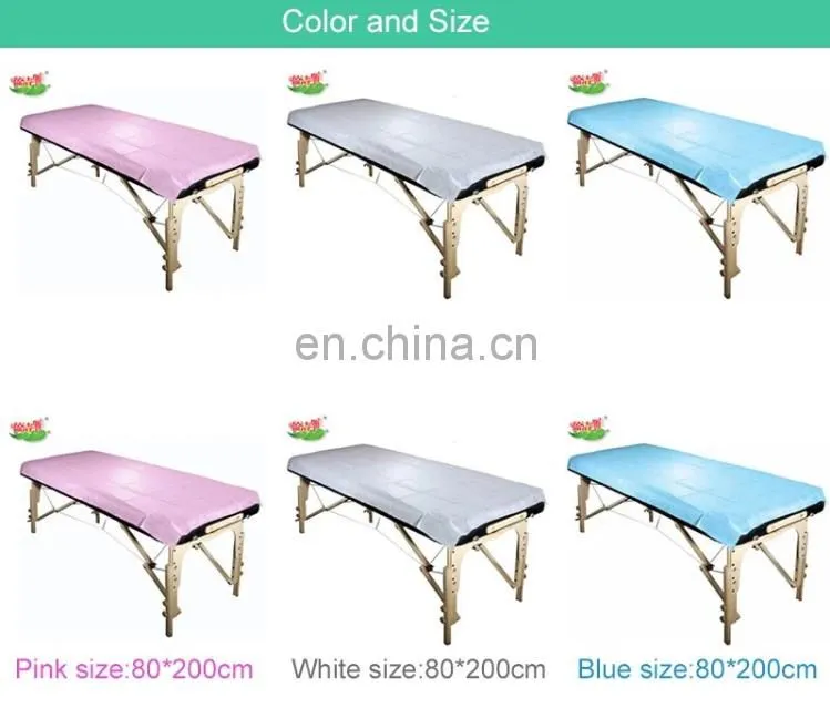 Disposable Bed Sheet Rolls for Massage Facial Waxing and Body Treatments Exam Bed Covers