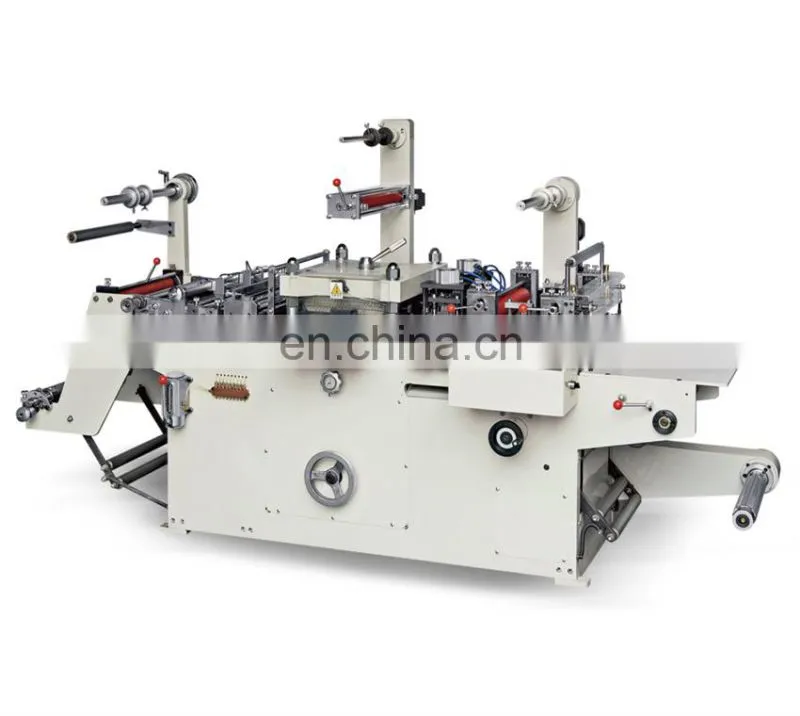 UTM420Z Auto Adhesive Market Label Flatbed Die Cutting Machine, Flat bed screen safeguard printed label punching press cutter