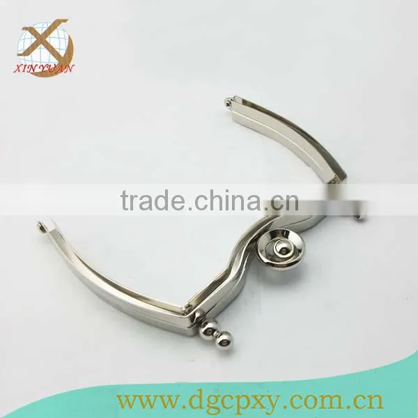 beautiful shape metal purse frame smart lock