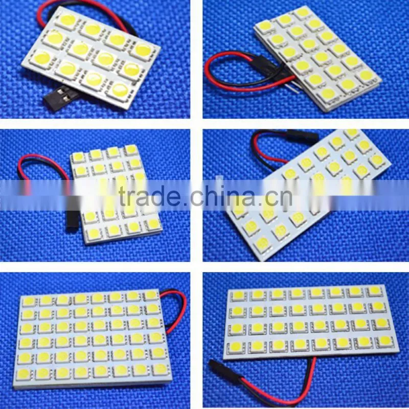 Superbright 12smd car led roof light,12smd dome led car lamp ,auto led interior light
