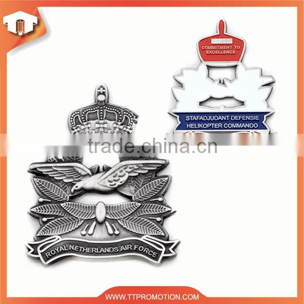 2015 free artwork customized metal military coin