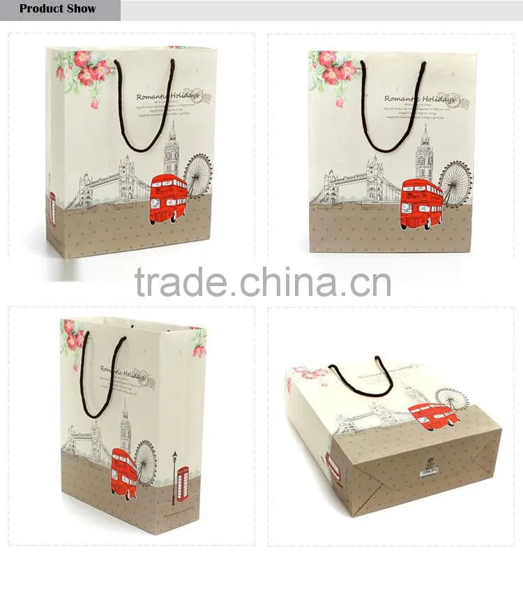 Ferris wheel pattern gift package bag
