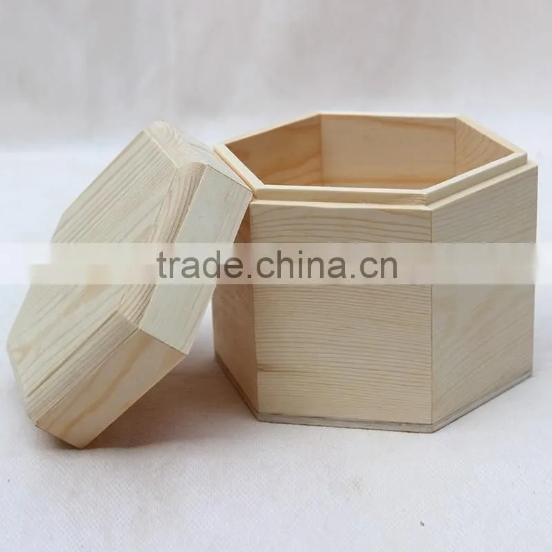 Unfinished Wooden Box for Tea, Tea Packaging Box, Tea Bag Storage Box