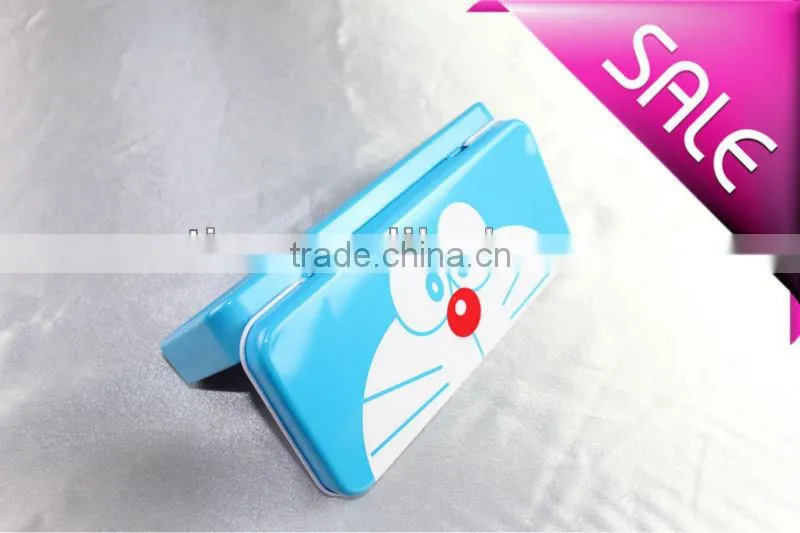 Rectangular tin pencil box