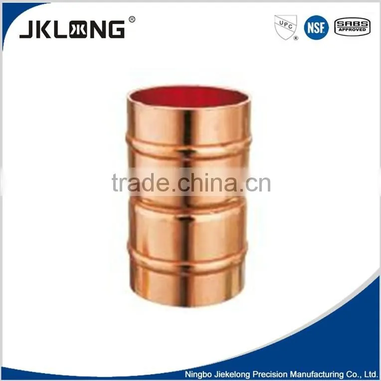 J9203 factory price 1/2' Copper pipe fittings, pipe pex Coupling, UPC,NSF for plubming