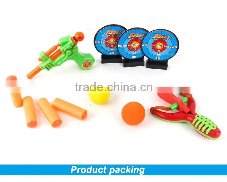 New Product sponge plastic slingshot kids toy gun with bullet MT900011
