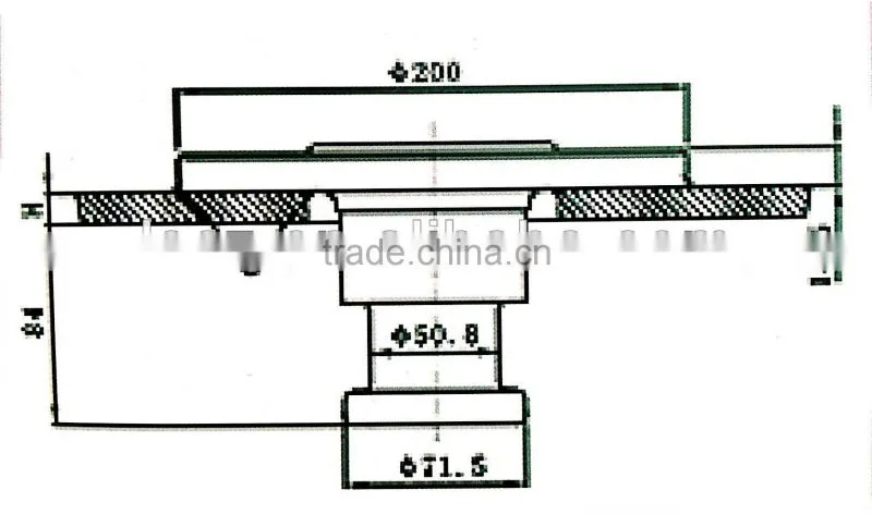 semi trailer kingpin for welded