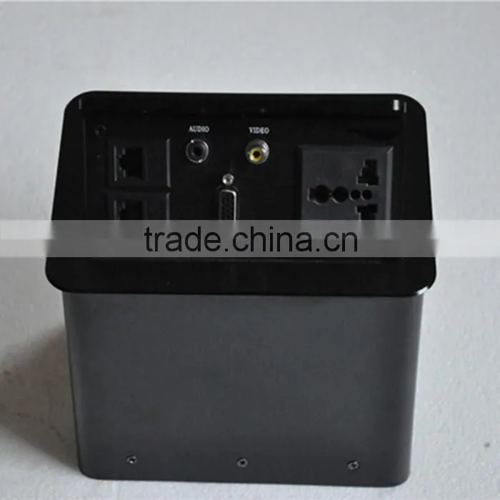 BW-T651 Brush Cover Desktop Electric Boxes / Pop Up Power Box