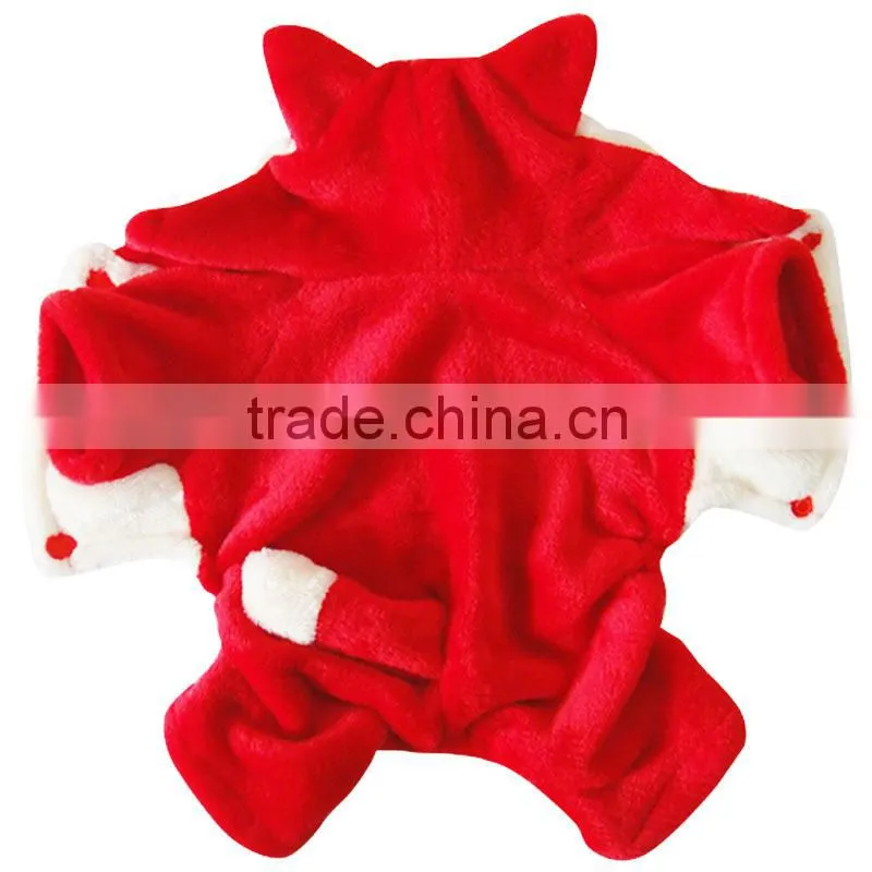 Pet Garment Four-leg Spring/Autumn/Winter Double-sided Flannel Fabrics Fox Dog Clothes