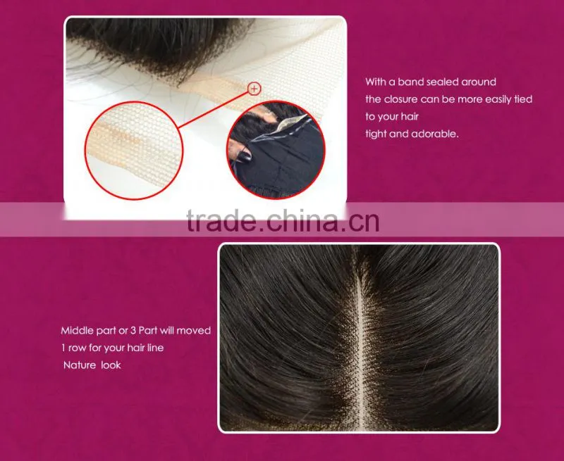 New arrival Can Be Dyed Virgin Remy Human Hair 3 Way Part Brazilian Hair Kinky Curly Lace Frontal