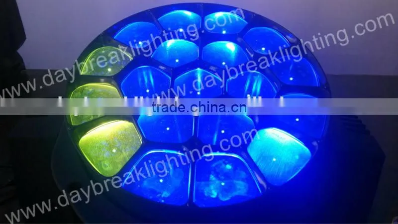 stage led wash moving head zoom function beam effect WASH BEAM ZOOM R G B W Color mixing DMX512 powercon in / powercon out