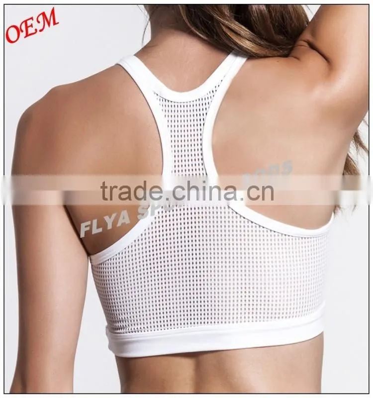 OEM Factory Women Dry Fit Crop Top Fitness Sport Bra Ladies Sportswear Bra Manufacturer