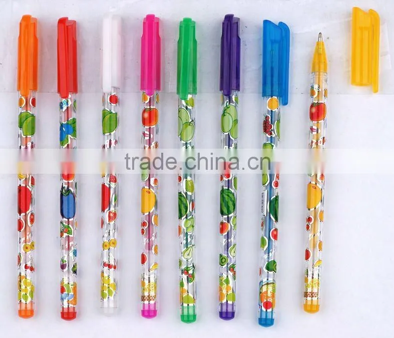 the cartoon pattern 800 glitter pen for kids