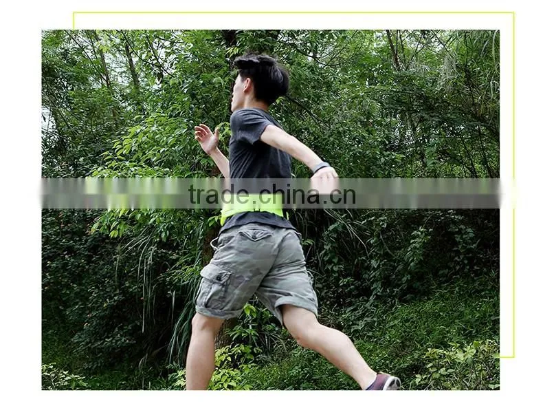 ROCK original universal running belt bag touchable window sweatproof fluorescence sport bag for 6inch mobile phone