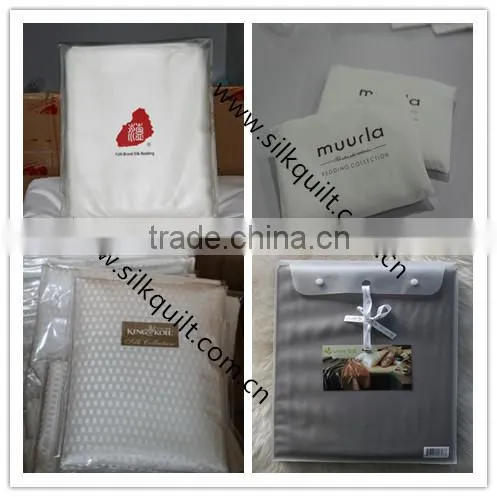 High Quality Quilt 100% silk quilt cover and bed sheet