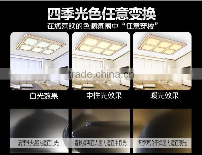 Aluminum alloy frame lighting China led ceiling acrylic ceiling lamp