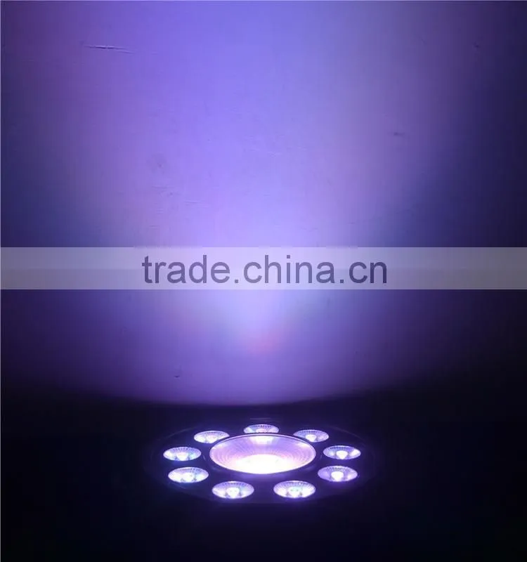 Dmx512 9pcs 12w and 1x30w 3in1 Led Par Light Par Can Stage Lights for Disco Ballroom KTV Bar Stage Club Party Wedding