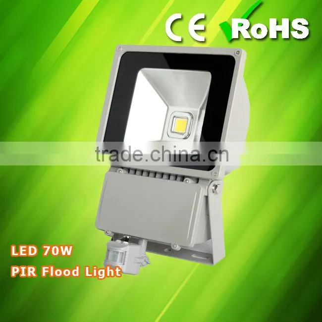 Outdoor IP65 IR/RF RGB PIR Motion Sensor Security LED Floodlight 70W